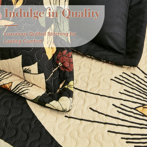 Tyrot pillow shams detail showing matching pattern and coordinated finish