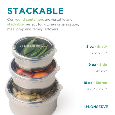 U-Konserve nested bowls stacked inside each other, space-saving convenience