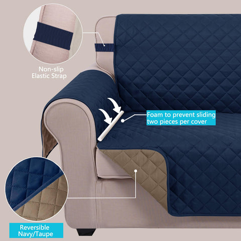 U-NICE HOME arm coverage detail demonstrating extended fabric for better protection