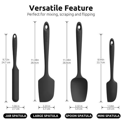 U-Taste close-up of large spoon spatula head demonstrating smooth surface and durability