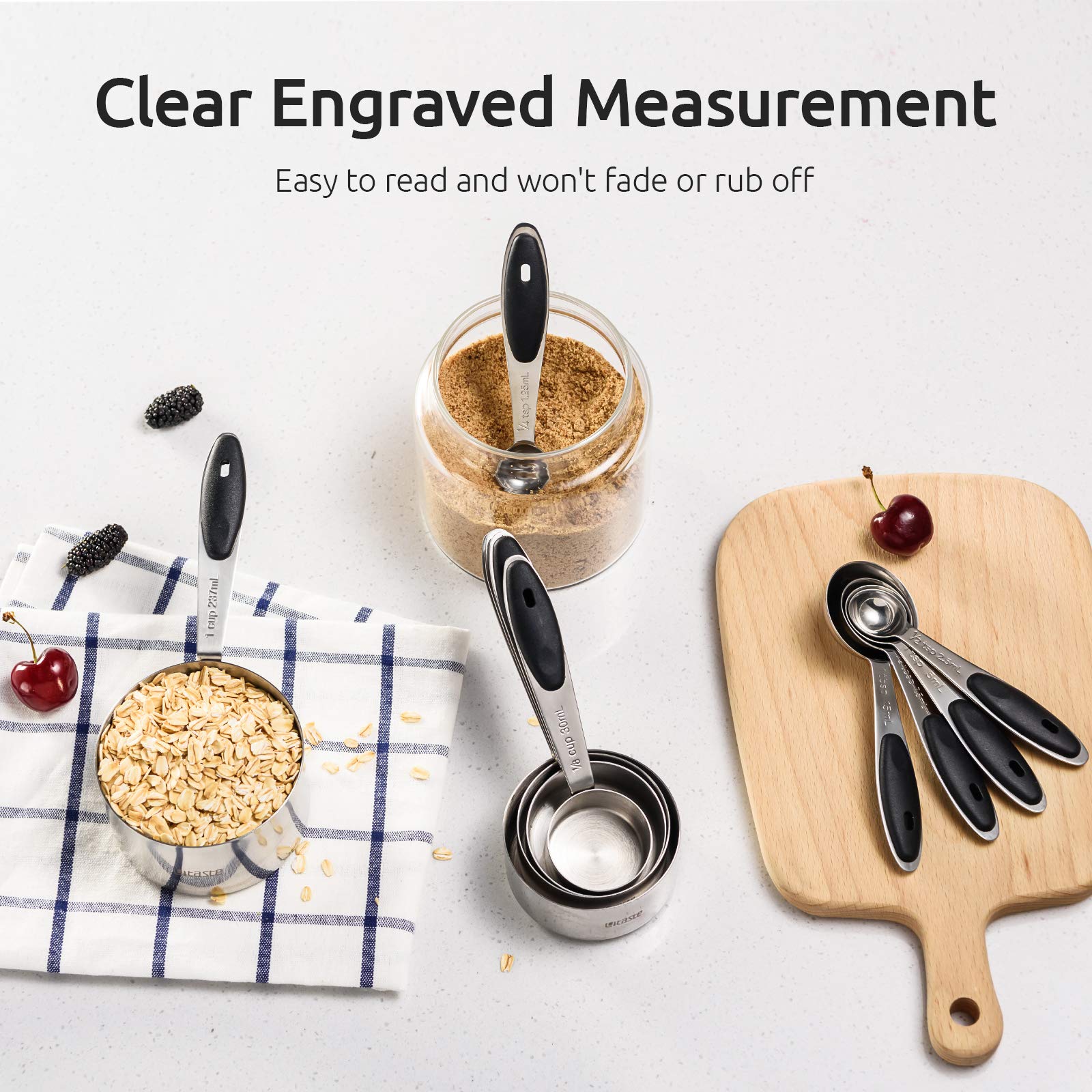 U-Taste reinforced thickened handle detail showing strength to resist bending