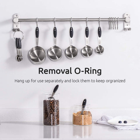 U-Taste measuring cups and spoons in a baking scene to inspire organized, efficient prep