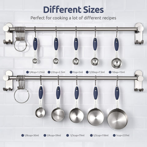 U-Taste nesting cups top view highlighting compact storage advantage