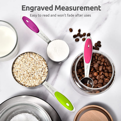U-Taste silicone-padded handle close-up for improved grip and heat protection