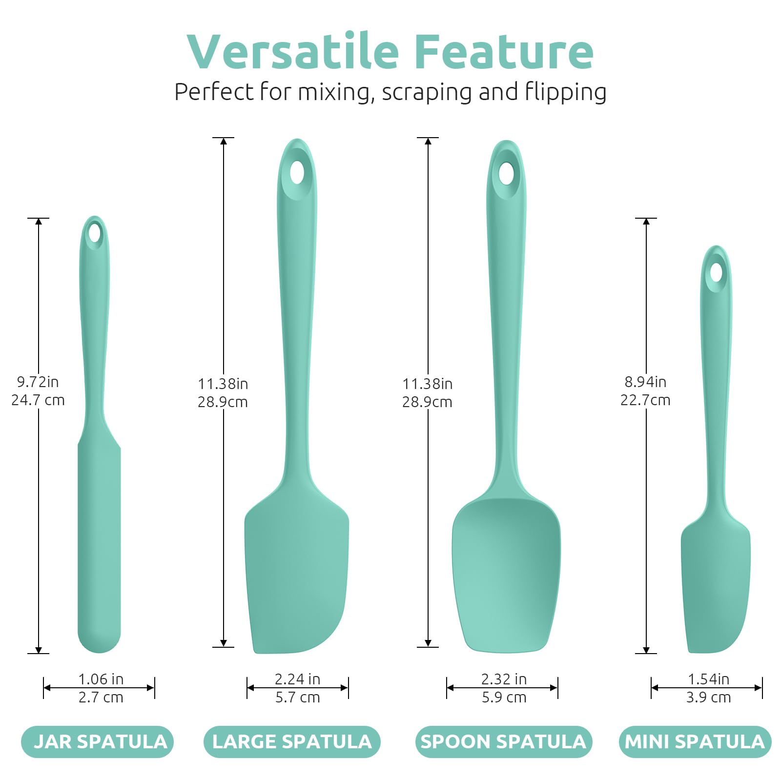 U-Taste close-up of silicone texture showing smooth, nonstick surface benefit hygiene