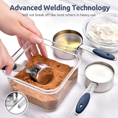 U-Taste thickened handle detail showing sturdier scooping benefit