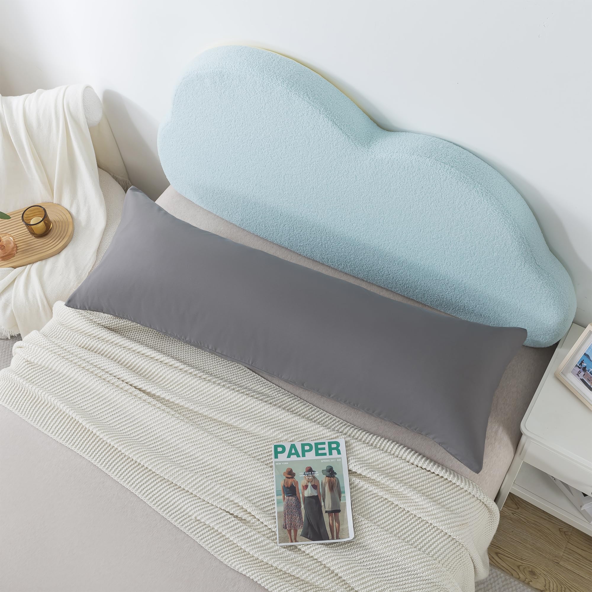 Ubauba cover close-up showing soft breathable fabric for cooler sleep