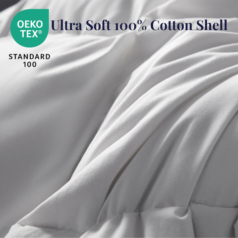 Ubauba loft and fill close-up illustrating lightweight, airy warmth