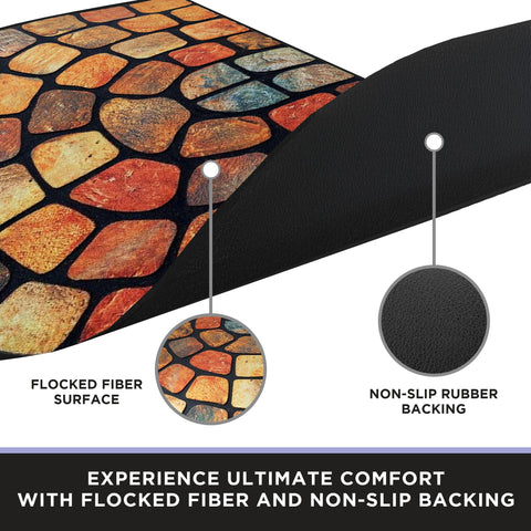 ubdyo rubber backing shown gripping porch to prevent sliding