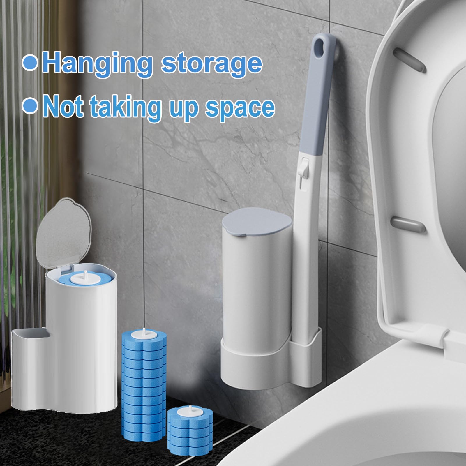 Ucaimao in a bathroom lifestyle scene demonstrating fast, hygienic cleaning