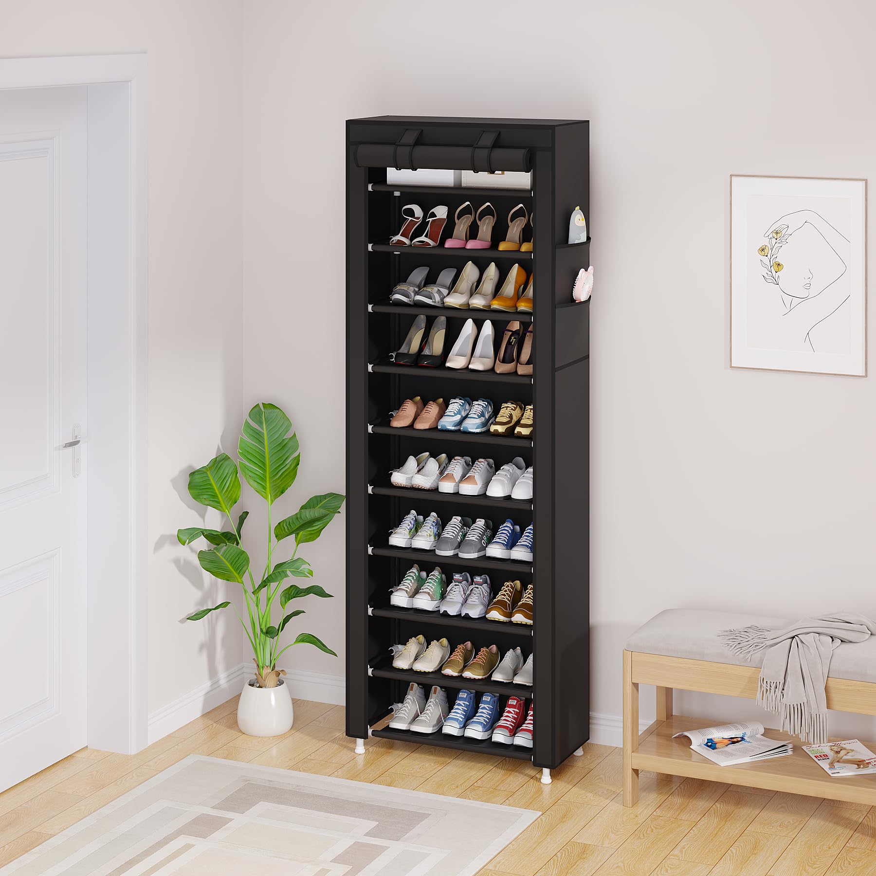 UDEAR next to door for size comparison showing compact footprint benefit
