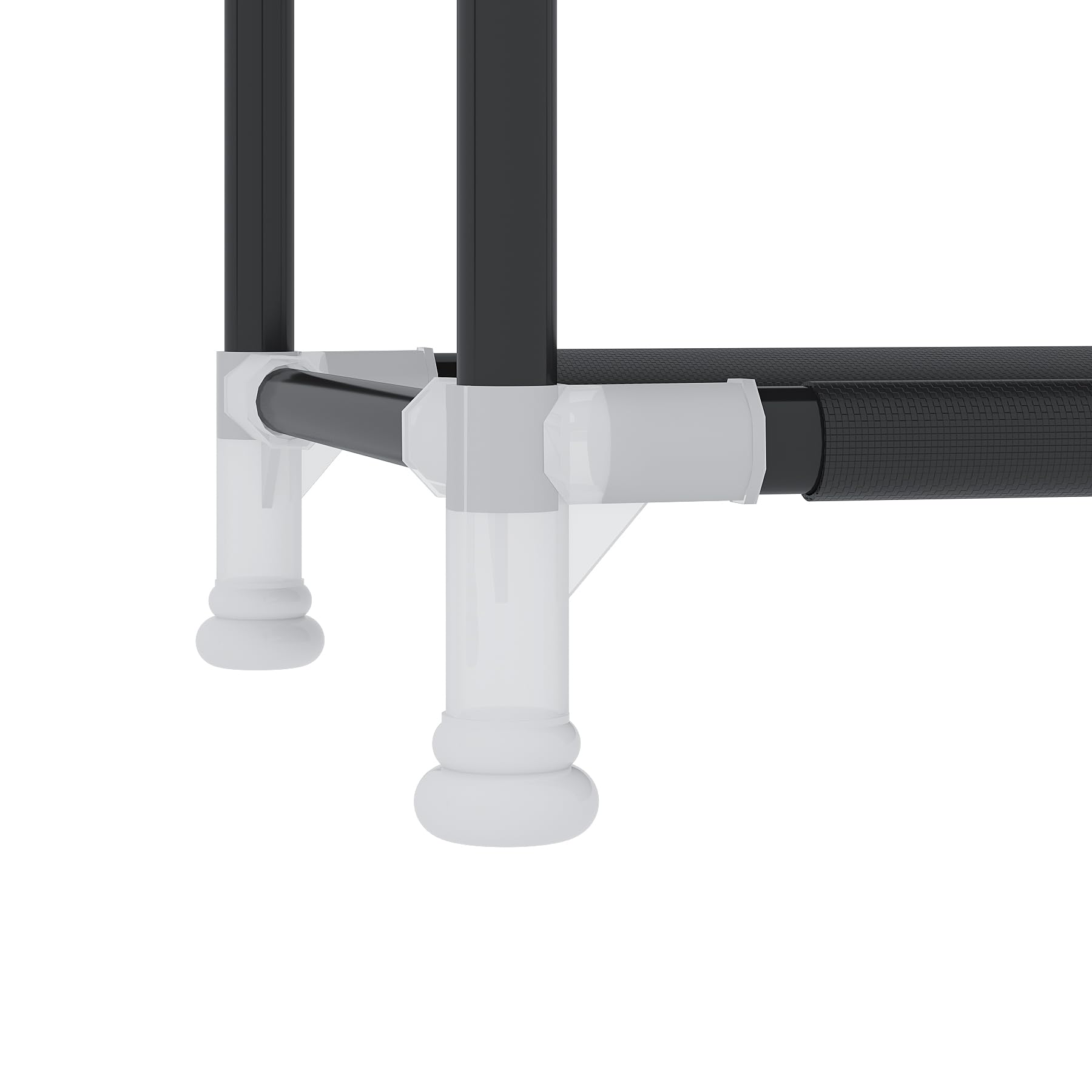 UDEAR top shelf detail showing stable shelf construction and even spacing benefit