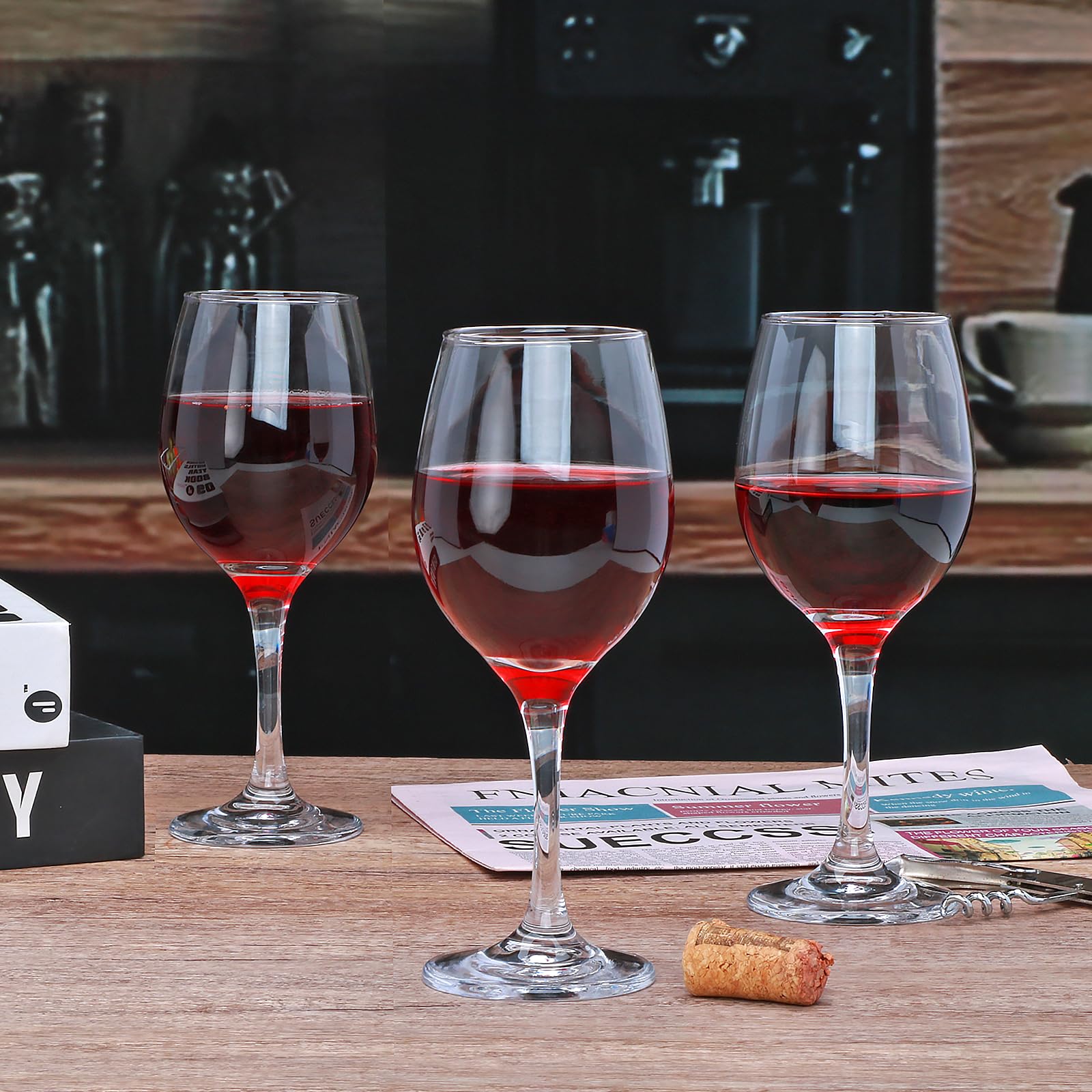 Ufrount gift box open with glasses inside conveying ready-to-give, thoughtful present
