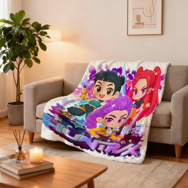 Ugecl blanket print detail focusing on vibrant colors and durable design