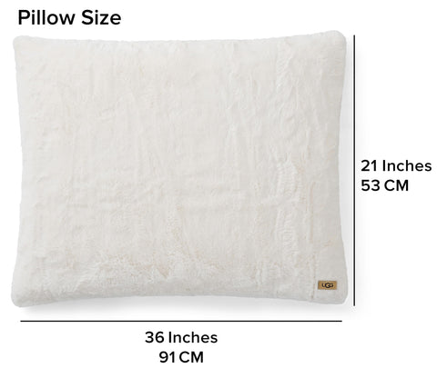UGG Alondra micromink reverse texture offering a smooth cooler sleeping surface