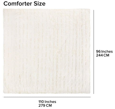 UGG Alondra styled on a king bed showcasing full coverage and elegant drape