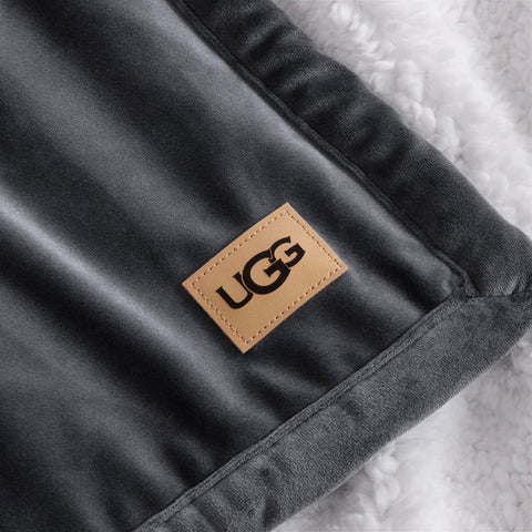UGG Bliss next to chair for scale and generous coverage benefit