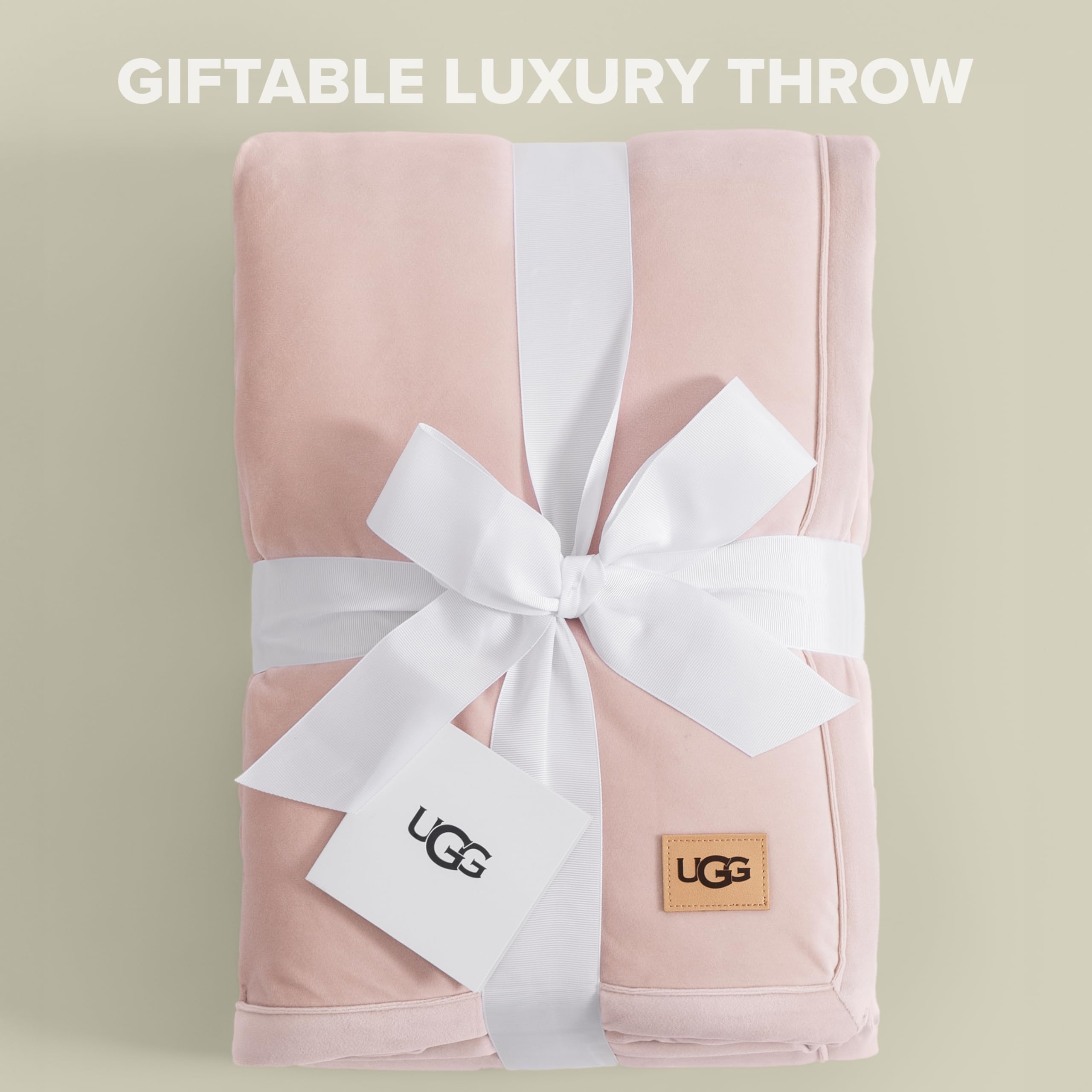 UGG Bliss fleece closeup texture highlights smooth surface and warmth