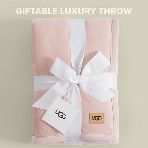 UGG Bliss fleece closeup texture highlights smooth surface and warmth