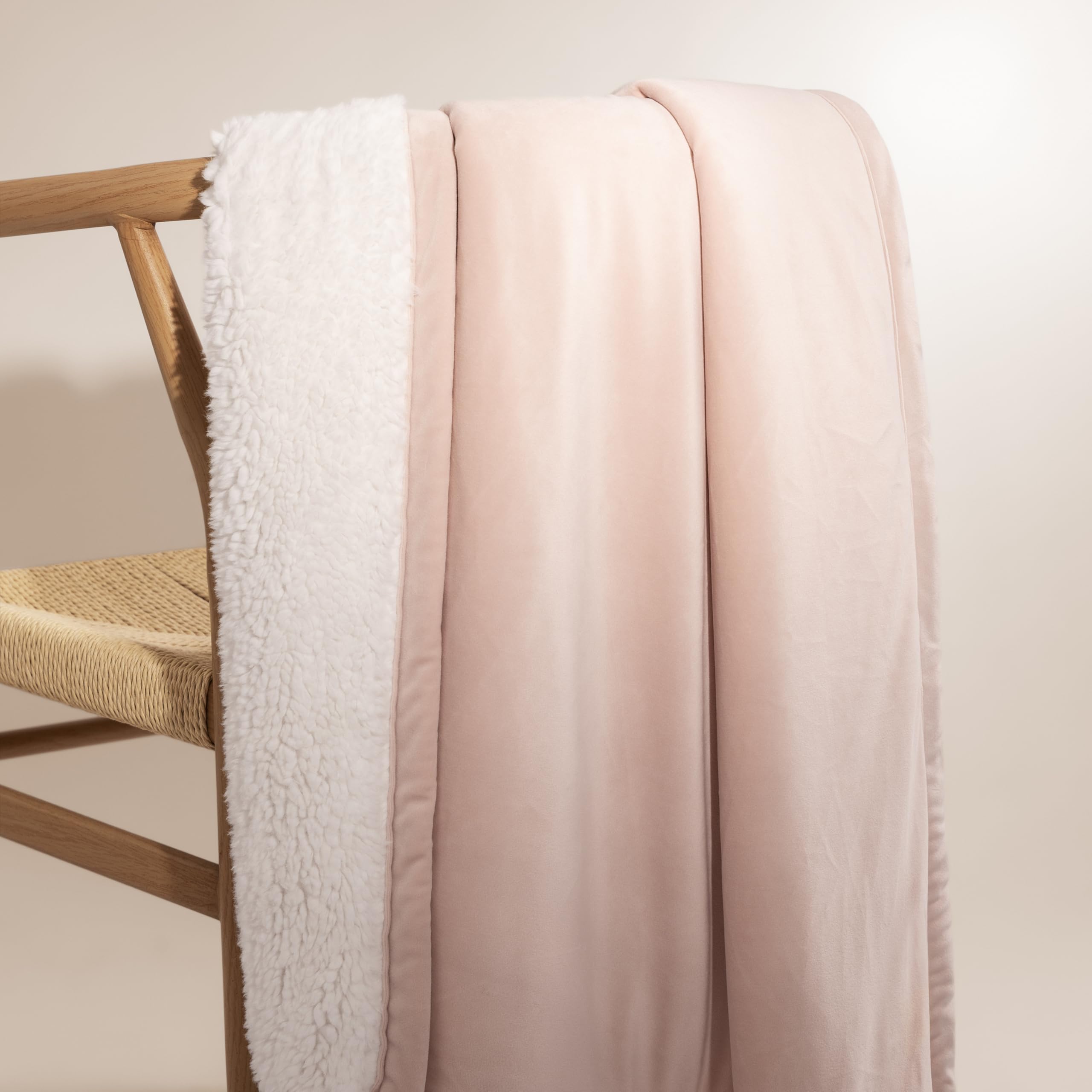 UGG Bliss folded on bed style demonstrates neat decor and layering benefit