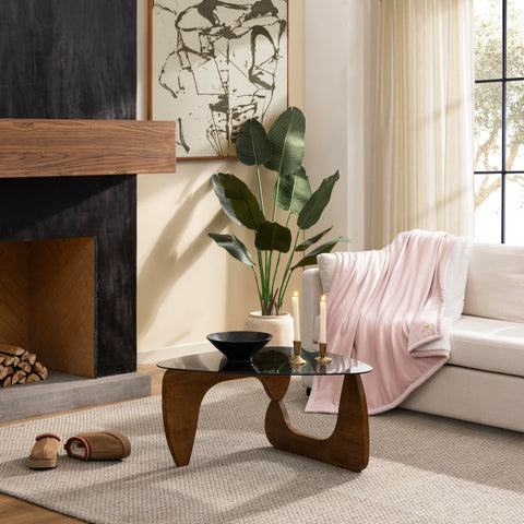 UGG Bliss reverse UGG Fluff closeup displays plush loft and comfort