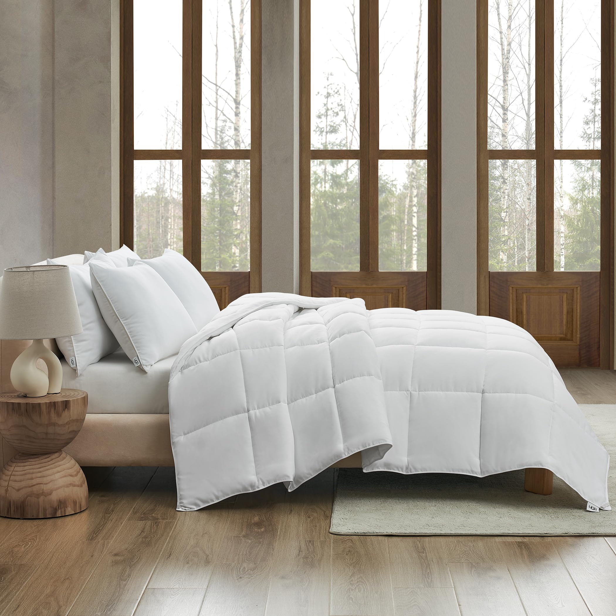 UGG Danielle fill loft detail demonstrating resilient down-alternative fill for steady support