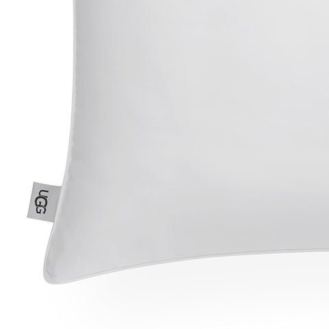 UGG Danielle placed on a styled king bed showing real-world comfort and bedroom upgrade