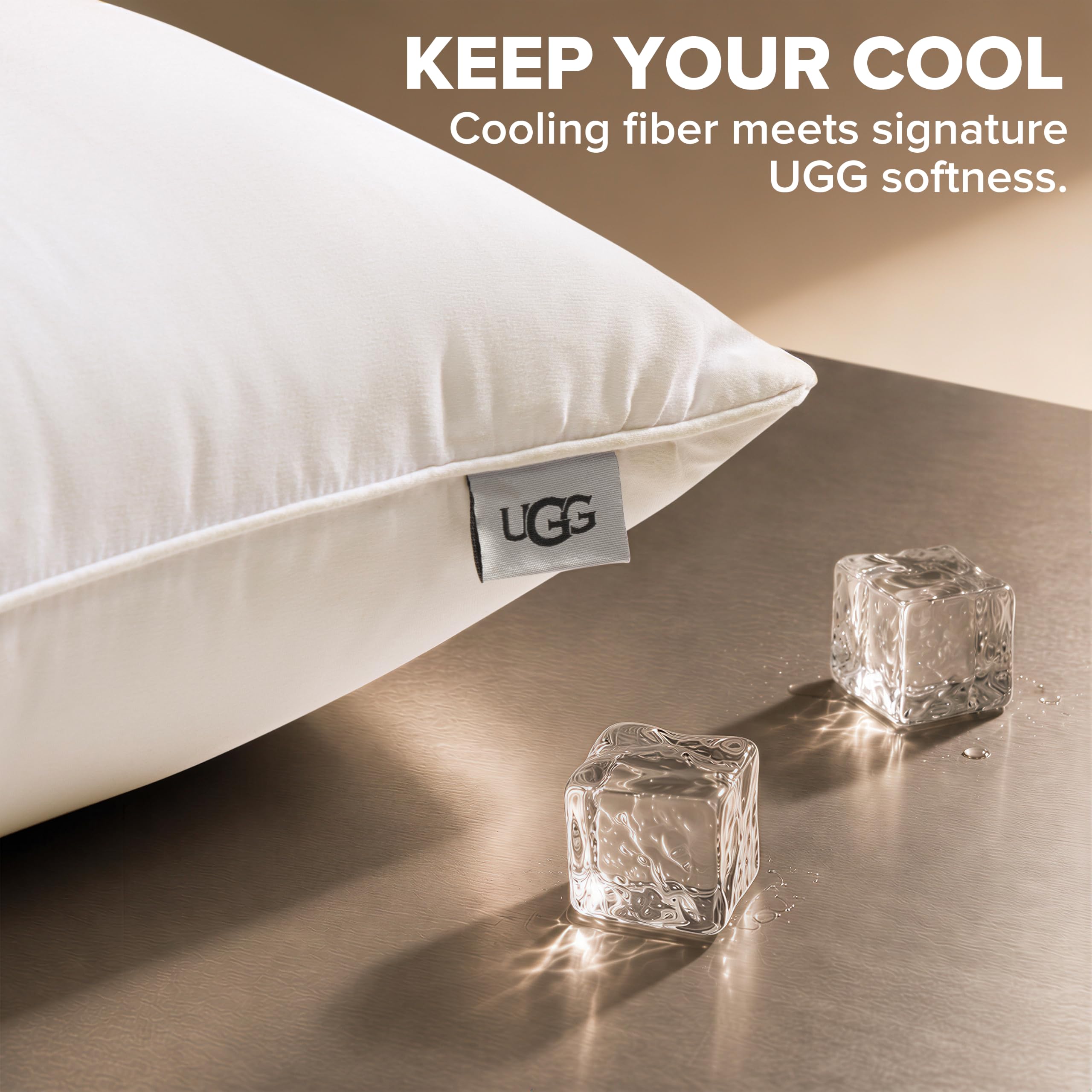 UGG Danielle unzipped removable cover showing easy-care design