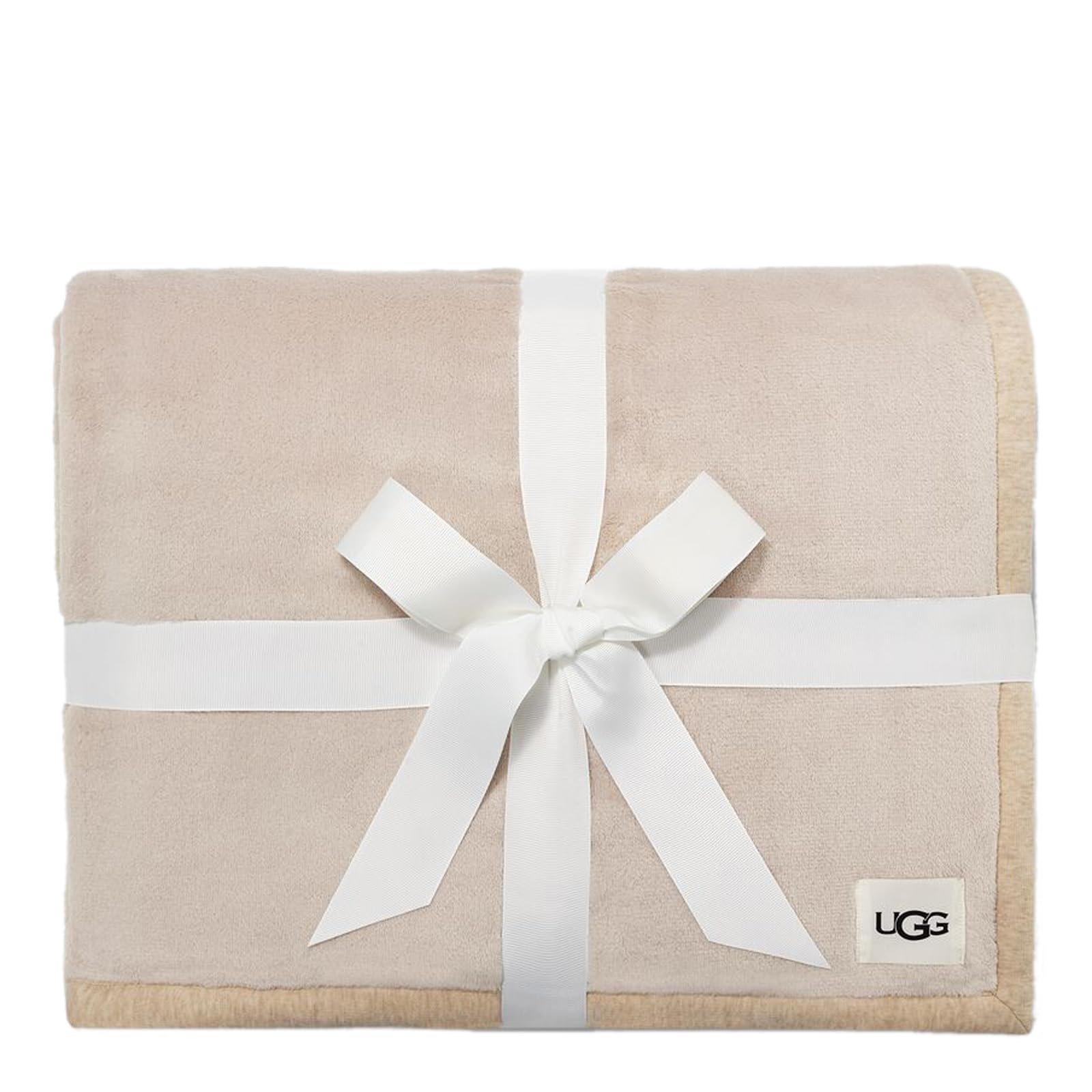UGG Duffield Throw close-up showing plush texture and trim for soft comfort