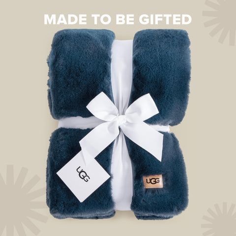 UGG Euphoria folded to show size and easy storage convenience