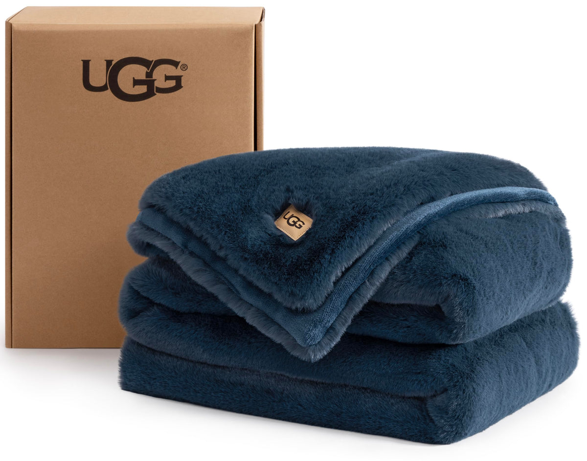 UGG Euphoria front view showing plush faux fur and cozy look