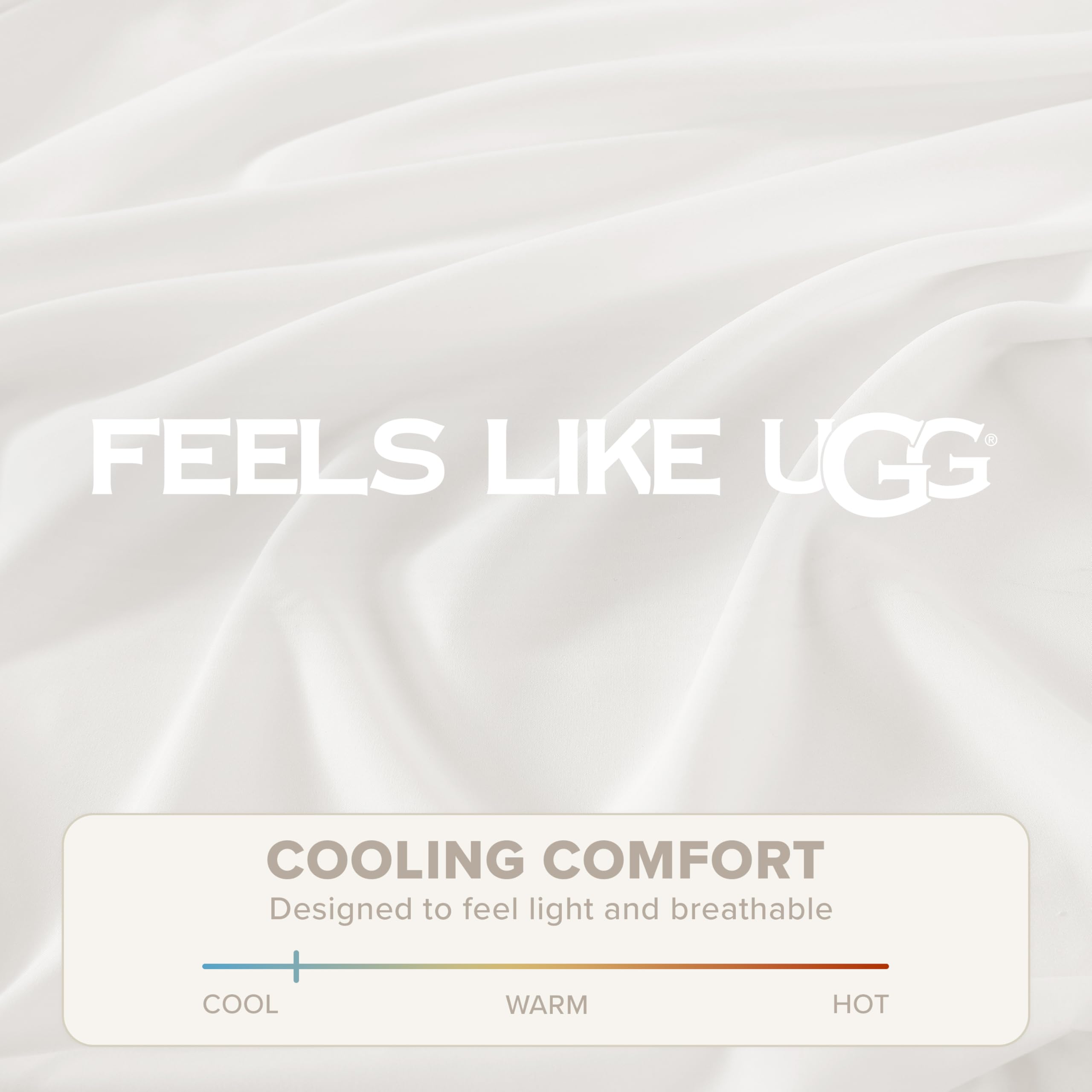UGG Hedi fabric weave texture demonstrating breathable, cool feel
