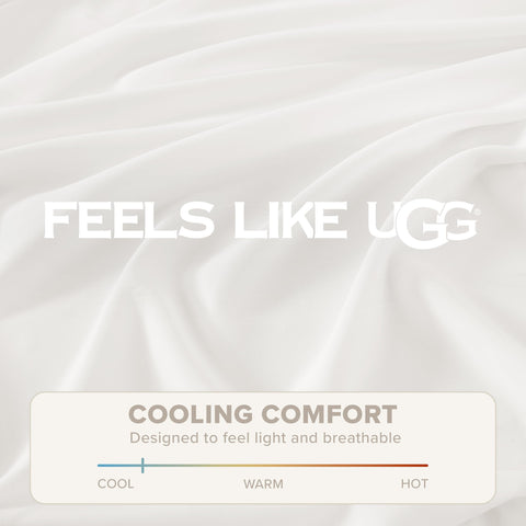UGG Hedi fabric weave texture demonstrating breathable, cool feel