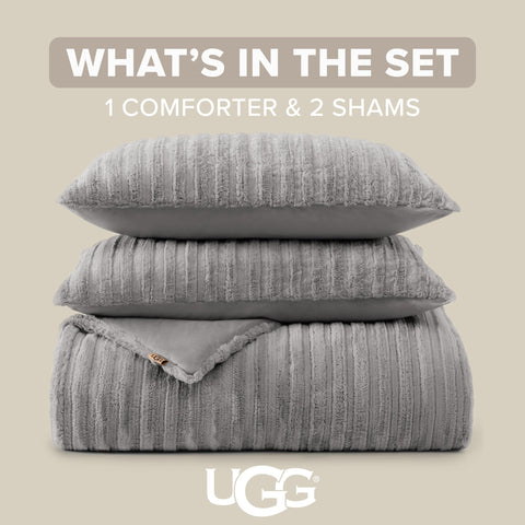 UGG Kenzie reverse micromink surface showing smooth comfort