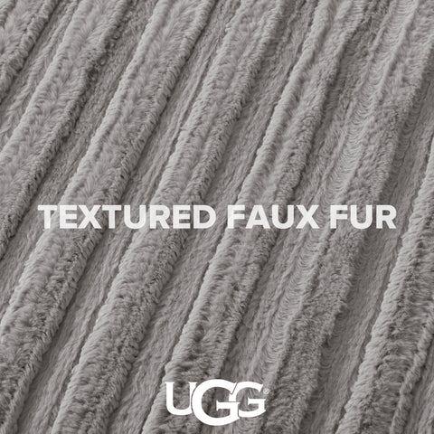 UGG Kenzie two pillow shams displayed for coordinated bed styling