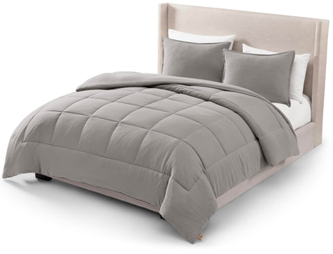 UGG Leonora front view in seal grey showing cozy design and elegant finish