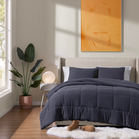 UGG Leonora pillow shams detail showing stitching and coordinated design