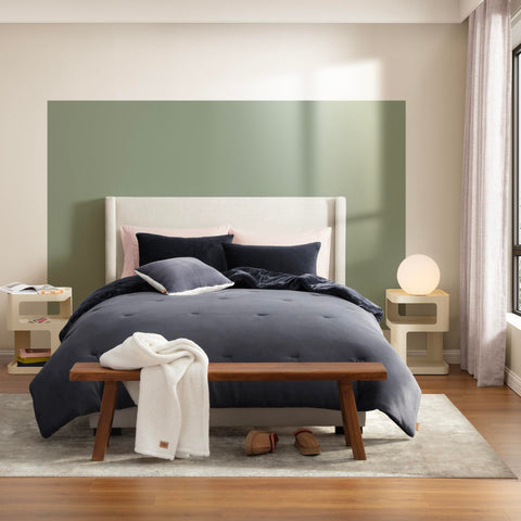 UGG Remina decorative pillow detail highlighting stitching and style accent