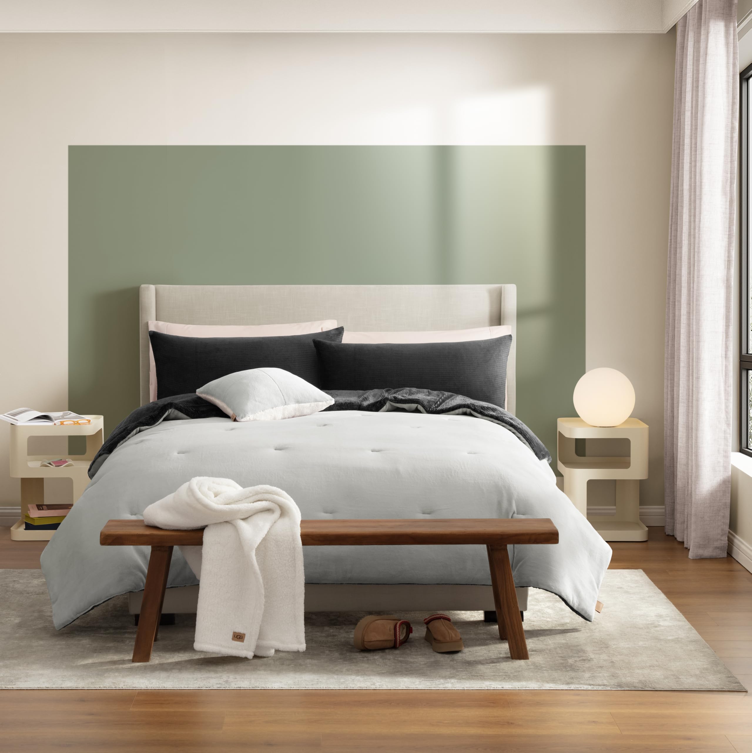 UGG remina folded throw blanket, convenient layering and extra warmth