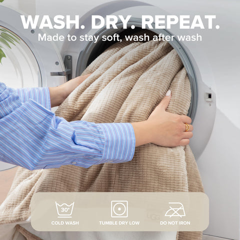 UGG care label for washer instructions ensuring easy maintenance