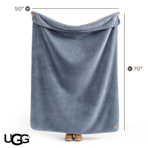 UGG Whitecap folded on shelf illustrating compact storage and easy styling