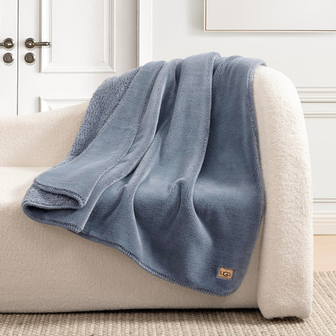 UGG Whitecap spread at foot of bed demonstrating color coordination and added warmth