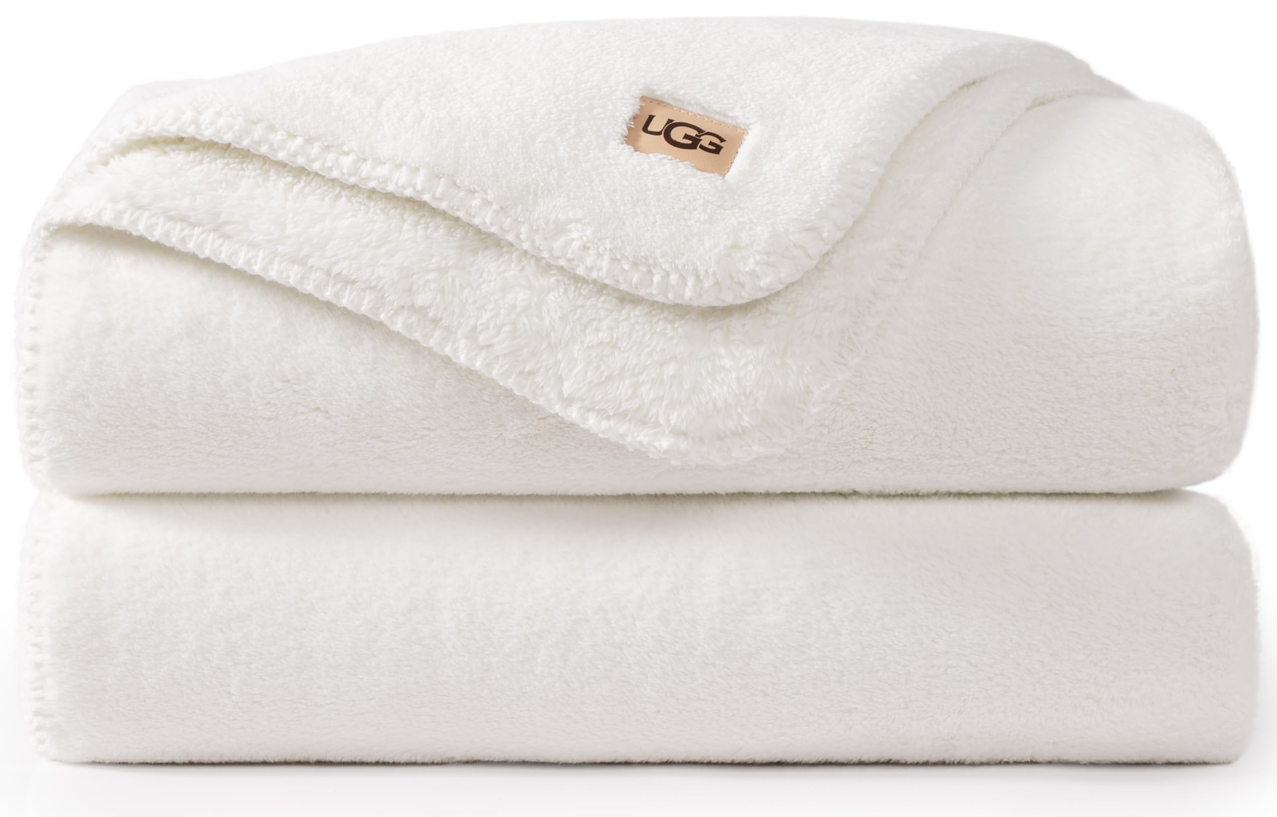 UGG whitecap front folded throw showing clean lines and cozy appeal