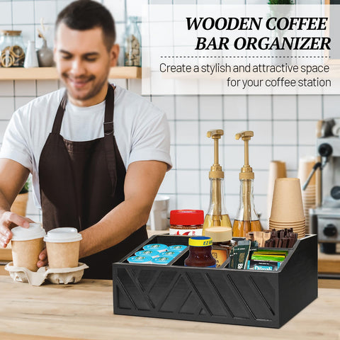 ugiftt side profile showing taller rear compartments for cups and bottles benefit