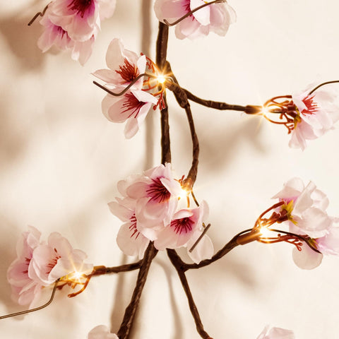 Uieke close-up of silk cherry blossom petals highlighting natural texture and realism