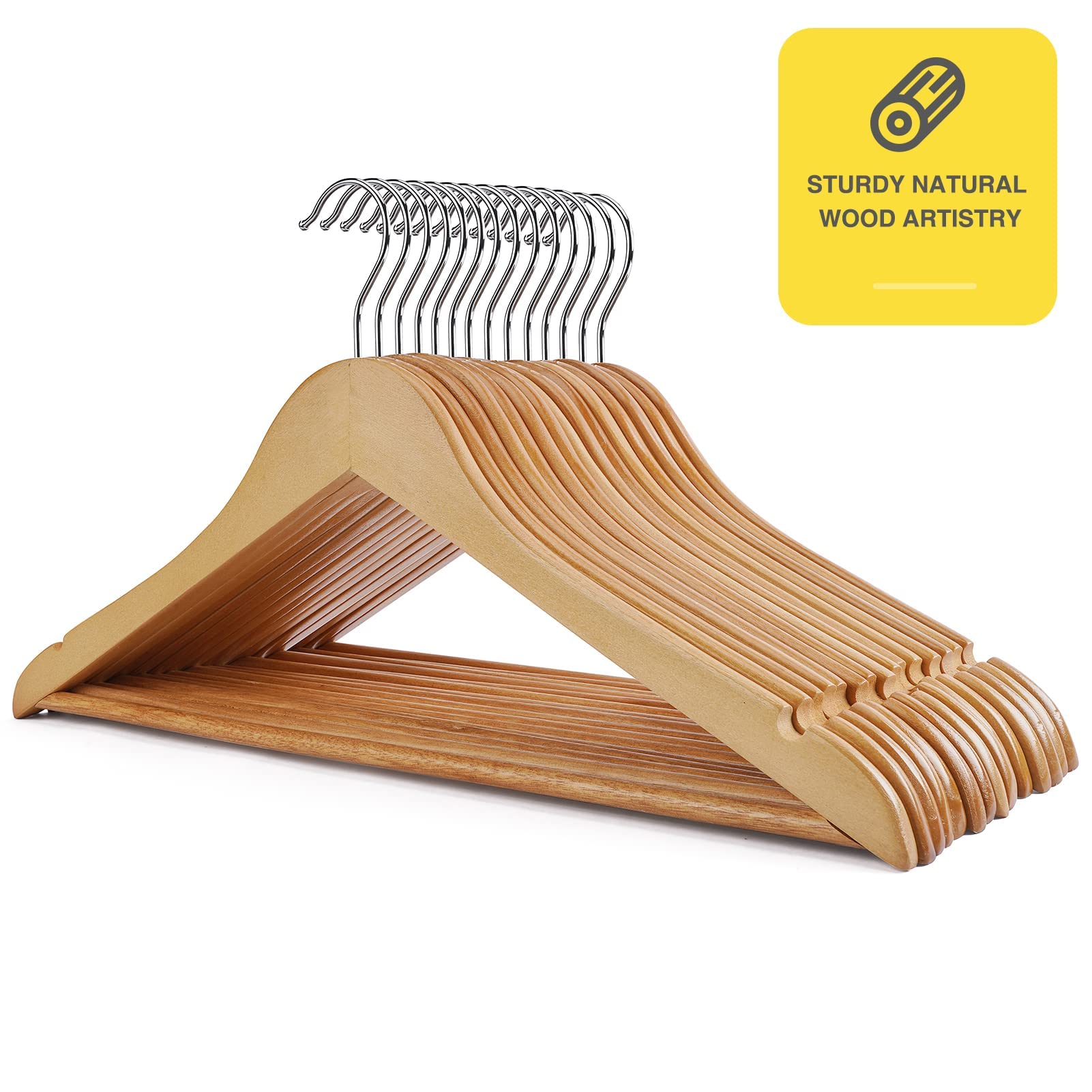 Uinicor hangers in wardrobe lifestyle displaying neat organized closet