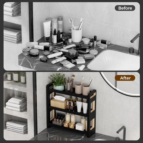 UJQSUN next to common bottles showing scale and space-saving benefit
