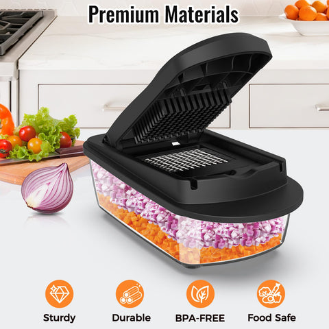 ukeetap sharp stainless steel blade close-up, provides precise slicing