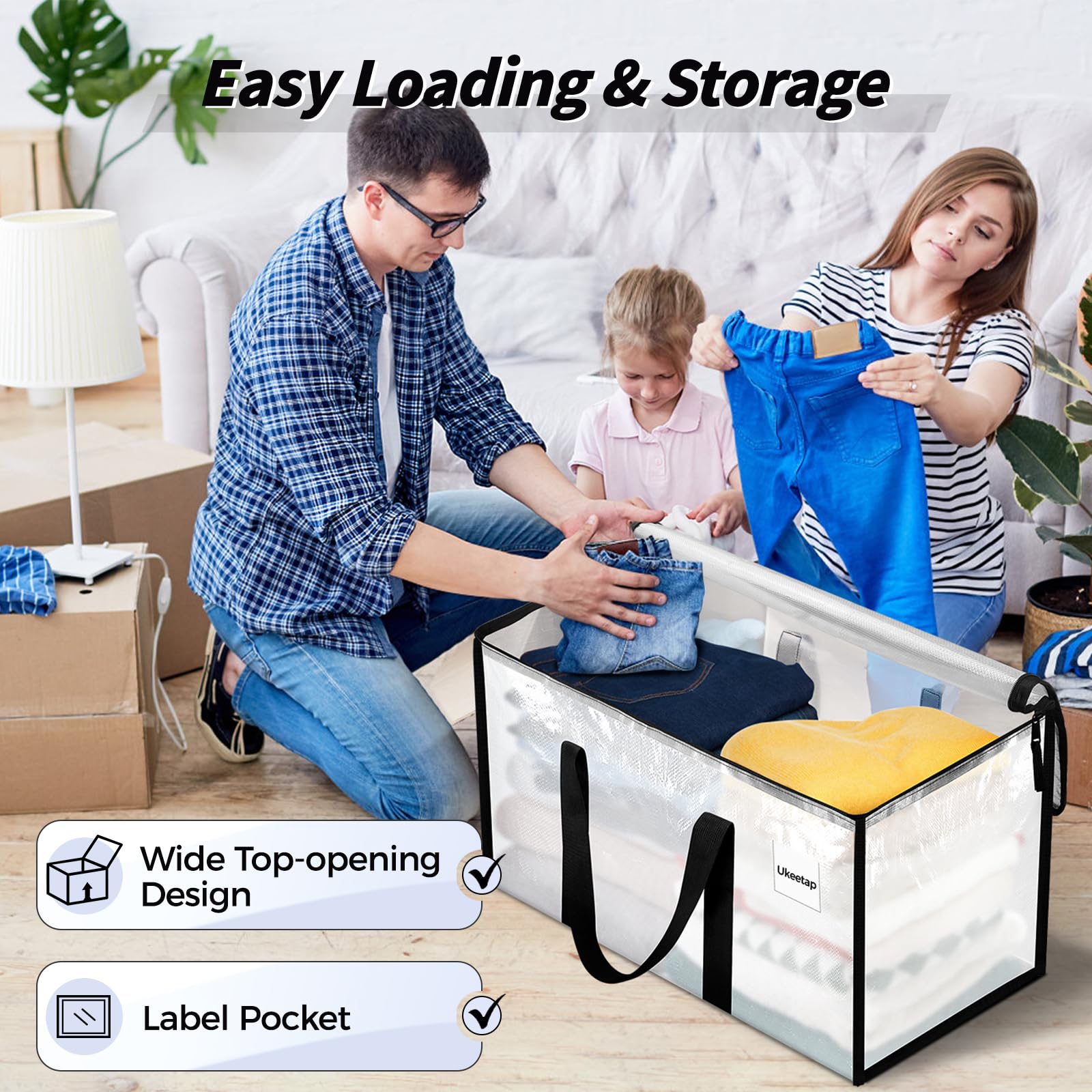 Ukeetap bag folded flat highlighting compact storage and space-saving benefit