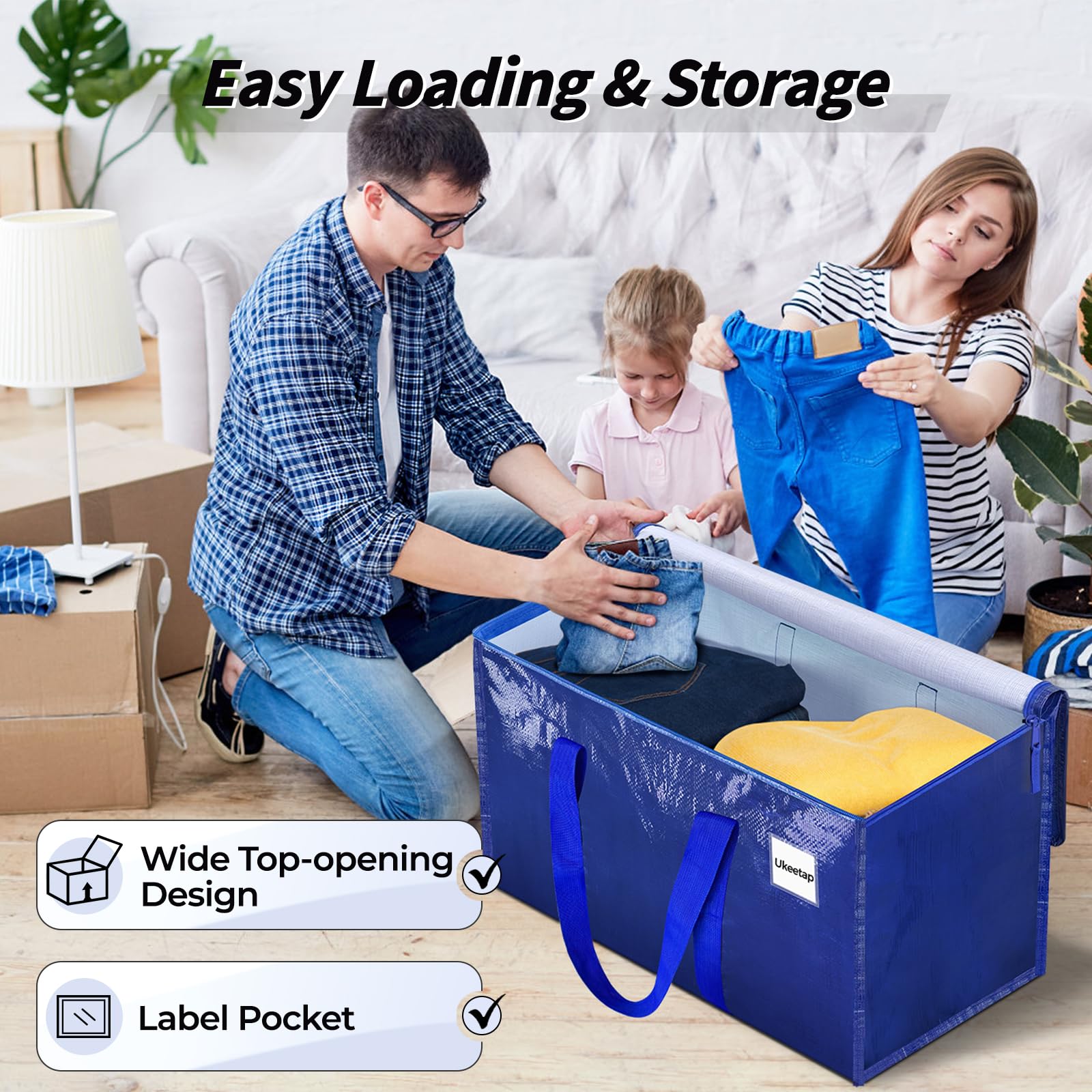 ukeetap folded flat storage comparison showing compact folded size for space saving